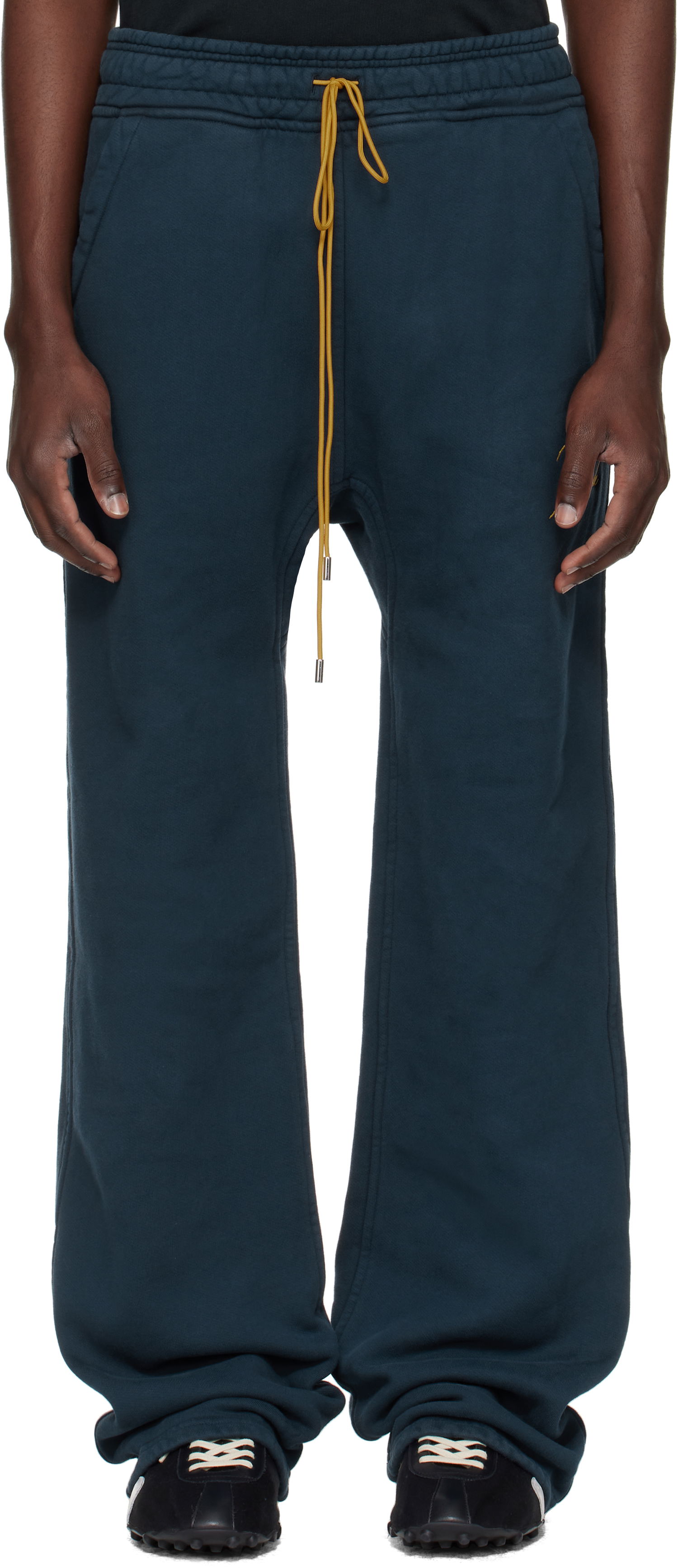 Joggingbukser Rhude Rhude Classic Sweatpants Mørkeblå | RHPF25PA01012, 0