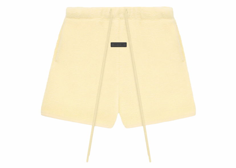 Shorts Fear of God Essentials Polar Fleece Short Garden Yellow Beige | 160SP244261F