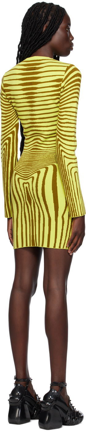 Kjole Jean Paul Gaultier Jean Paul Gaultier 'The Body Morphing' Minidress Gul | 23/12-F-RO058-M046-4144, 2
