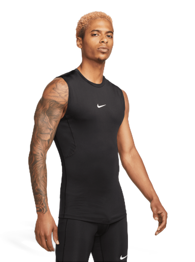 Tanktop Nike fitness Pro Dri-FIT Sort | FB7914-010