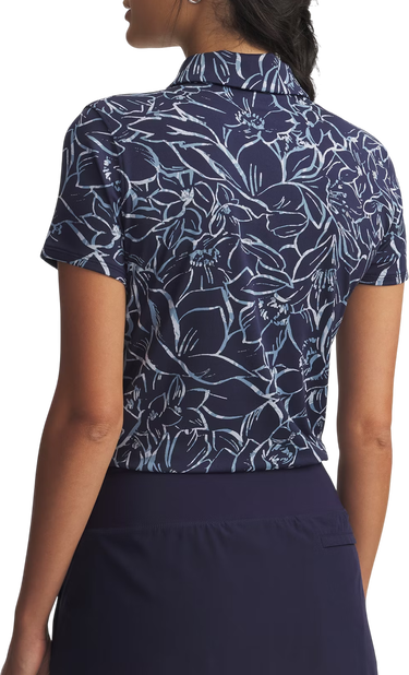 Polo skjorte Under Armour Playoff 3.0 Floral Printed Polo Mørkeblå | 1387148-411, 1