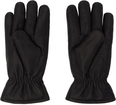 Handsker Carhartt WIP Leather Gloves With Elastic Wrist Sort | I030900, 1
