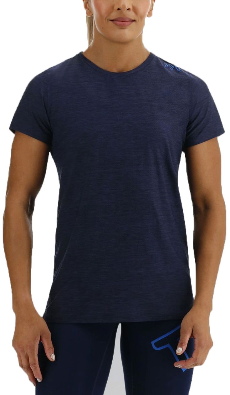 T-shirt TYR Short Sleeve T-Shirt Blå | fptso3a-914