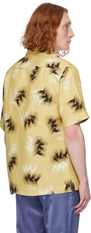 Skjorte Paul Smith Paul Smith Abstract Print Short Sleeve Shirt Gul | M1R-905U-M02229-10, 2