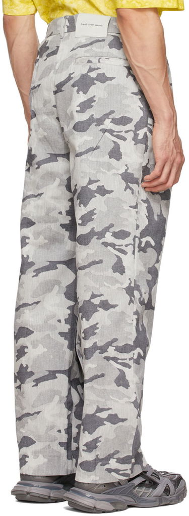 Cargo bukser Feng Chen Wang Feng Chen Wang Cotton Camouflage Trousers Grå | FMS13TR05, 2
