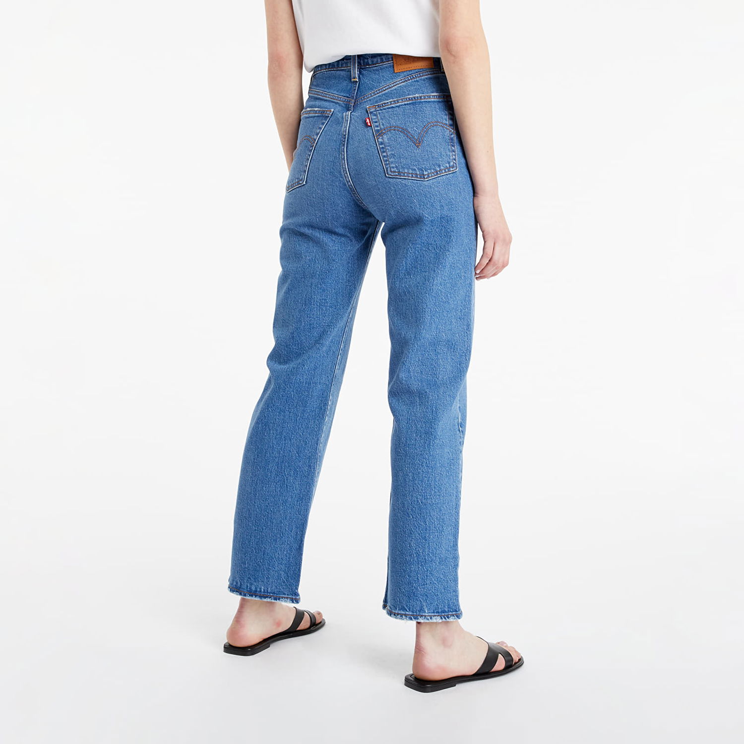 Jeans Levi's ® Ribcage Straight Ankle Jeans Blå | 72693-0099, 1