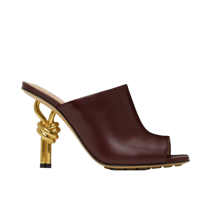 Sneakers og sko Bottega Veneta Knot Mules "Brown" Brun | 740589 VBSF0
