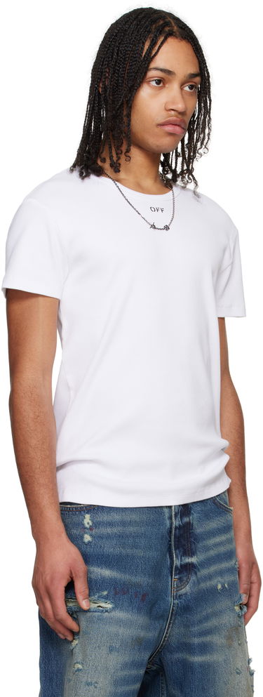 T-shirt Off-White Off-White Stamp Rib T-Shirt Hvid | OMUY007C99JER0010110, 1