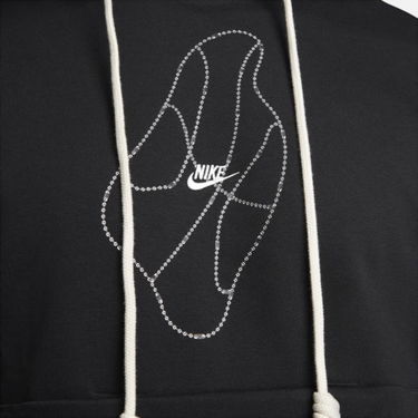 Sweatshirt Nike Dri-FIT Standard Issue Pullover Basketball Hoodie Sort | DQ6103-010, 1