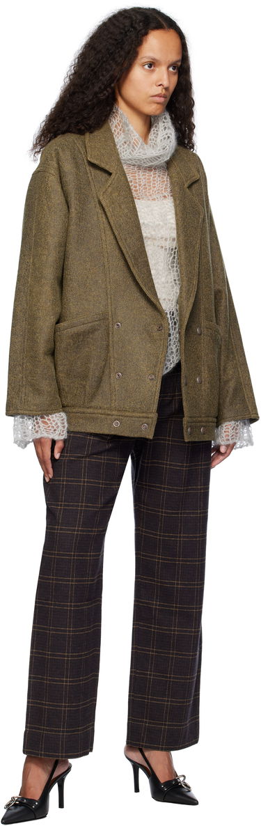 Jakke R13 R13 Double-Breasted Jacket Grøn | R13WR333 R429A, 3