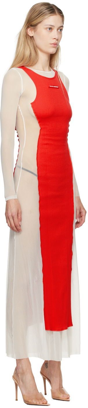 Kjole Jean Paul Gaultier 'The Long Petit Grand' Maxi Dress Rød | 24/30-F-RO191B-T001-0130, 1