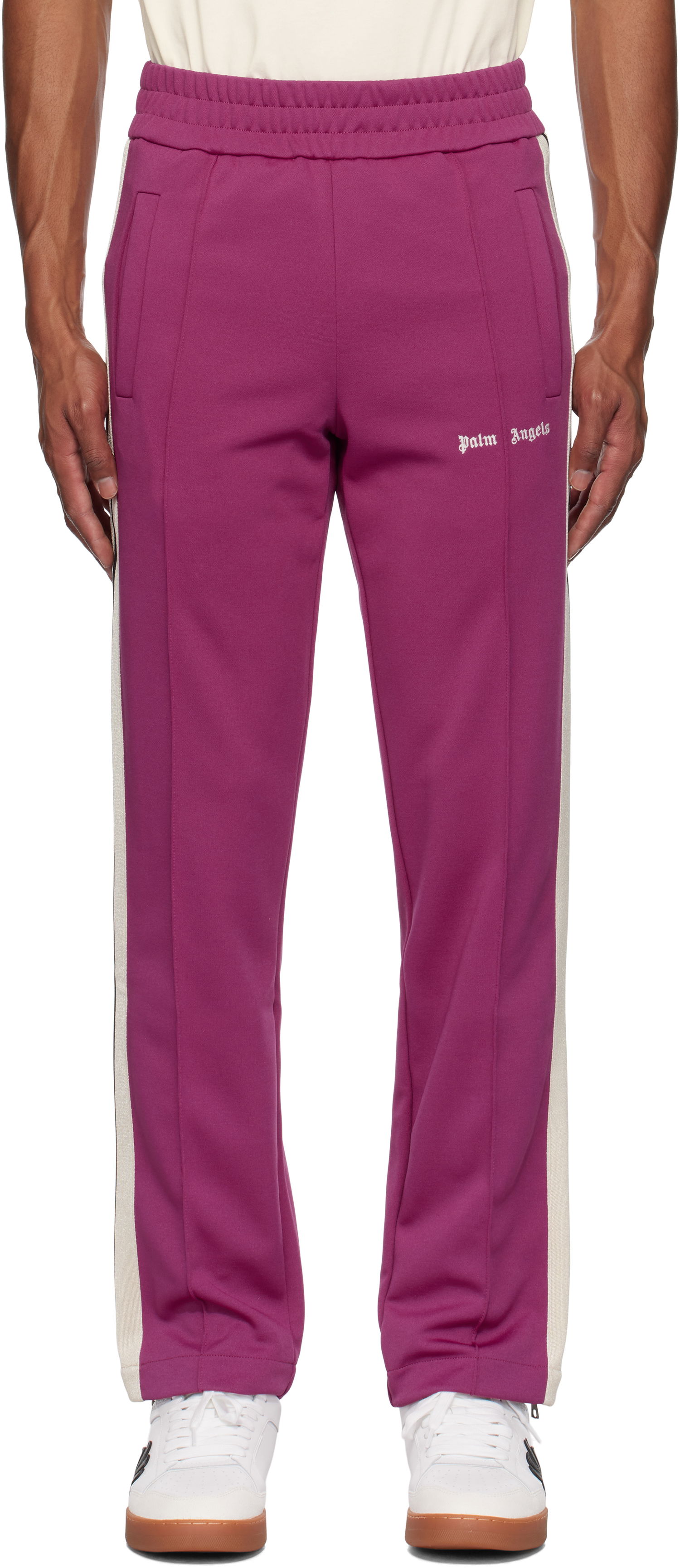 Joggingbukser Palm Angels Classic Logo Track Pants Lilla | PMCJ020F24FAB0033703, 0