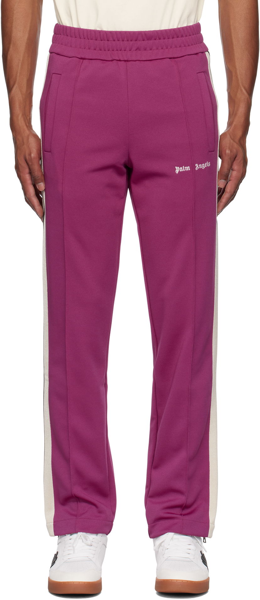 Joggingbukser Palm Angels Classic Logo Track Pants Lilla | PMCJ020F24FAB0033703