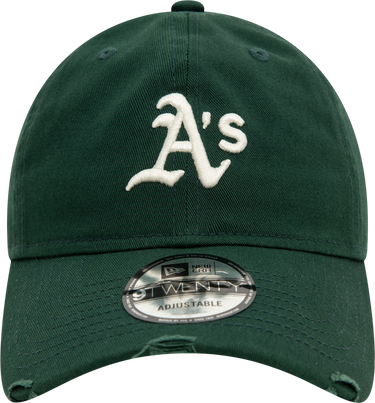 Kasket New Era Oakland Athletics Distressed 9TWENTY Adjustable Cap Grøn | 60595227-60595227, 2