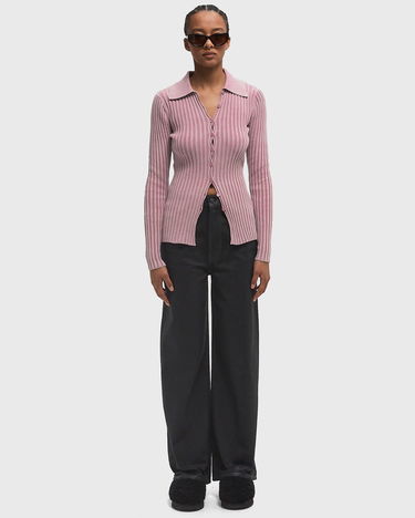 Jeans Samsoe Samsoe Samsøe & Samsøe Sashelly Foil Wide-Leg Jeans Sort | F24400117-BLACK-VOID-FOIL, 1