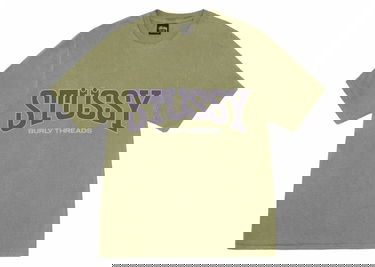 T-shirt Stüssy Threads Pigment Dyed T-Shirt Hvid | 1905027, 2