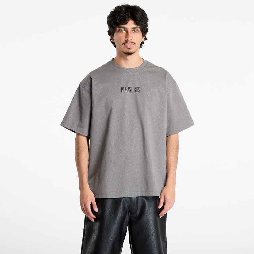 T-shirt Pleasures PLEASURES Onyx Glitter T-Shirt Grå | P25SU023 GREY