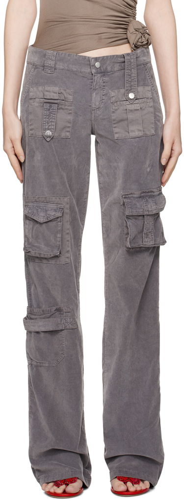 Cargo bukser Blumarine Cargo Pocket Trousers Grå | A322P101A, 0
