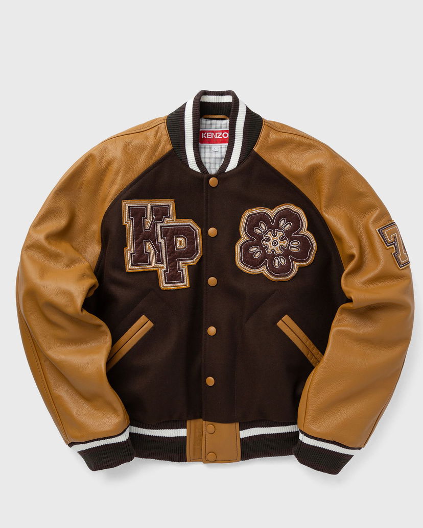 Jakke KENZO BOKE FLOWER VARSITY JACKET men College Brun | FE68BL1459OH.90