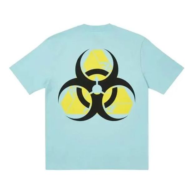 T-shirt Palace Palace Bio Hazard Back Logo T-Shirt Blå | P20TS149