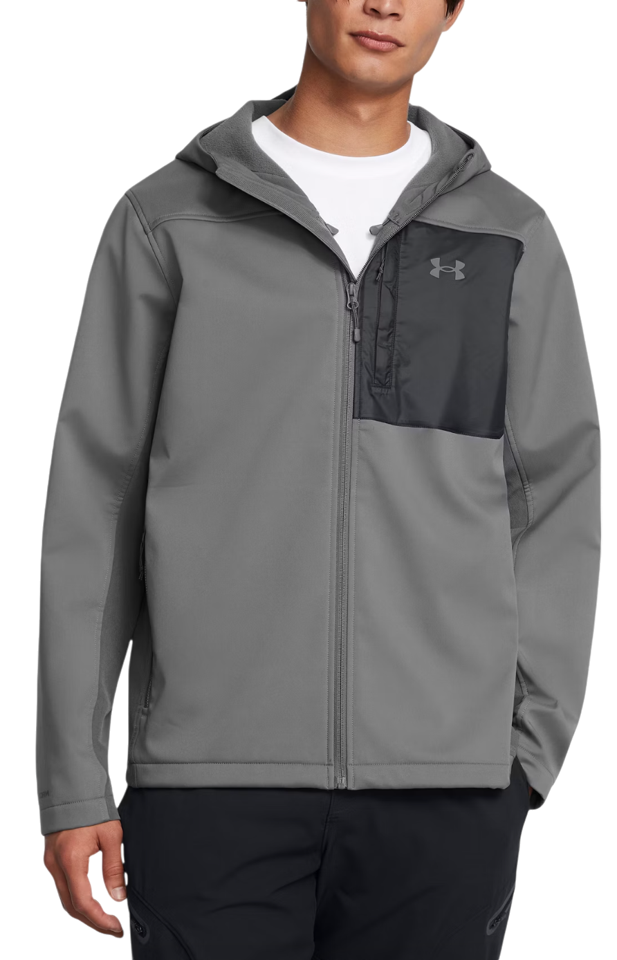 Sweatshirt Under Armour Hooded Jacket Grå | 1371587-025, 0