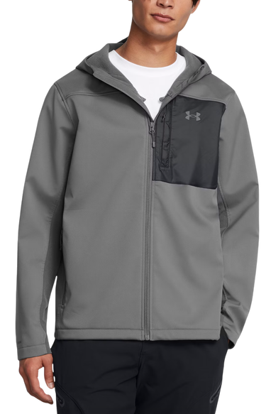 Sweatshirt Under Armour Hooded Jacket Grå | 1371587-025, 0
