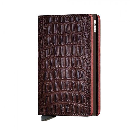 Tegnebog Secrid Slim Wallet Nile Brown Brun | SN-Brown, 0