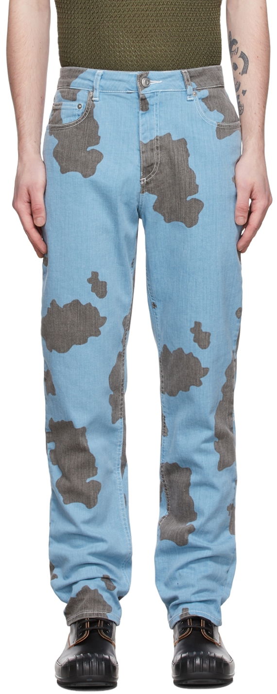 Jeans Coperni Straight-Leg Jeans Blå | COPRS22P14203MEN