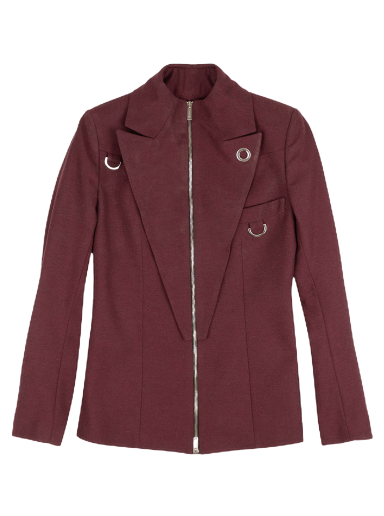 Frakker Palm Angels Zip Up Blazer Jacket Bourgogne | PWEN004E196720372400