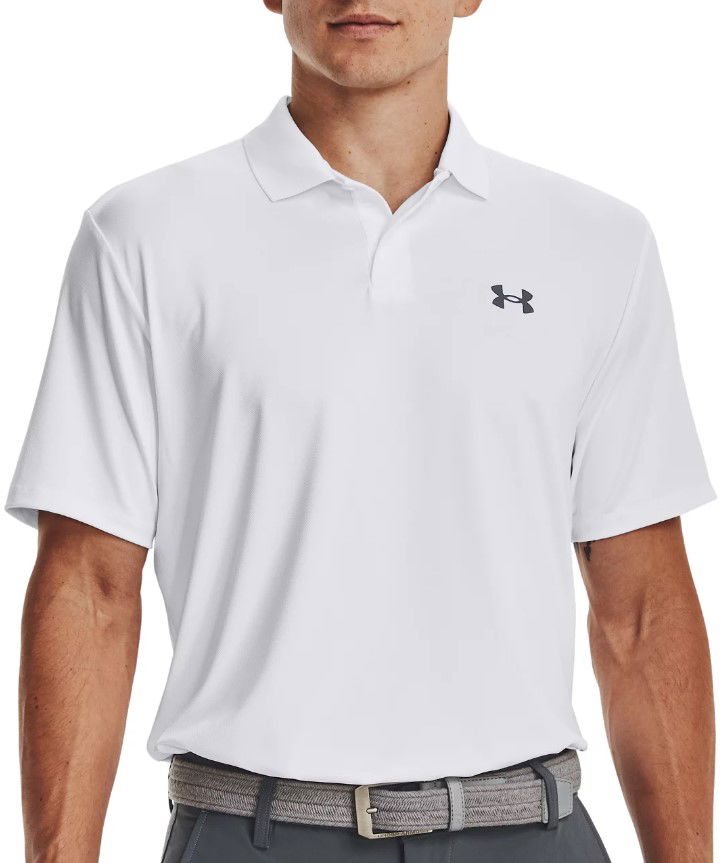 Polo skjorte Under Armour Performance 3.0 Polo Shirt Hvid | 1377374-100, 0
