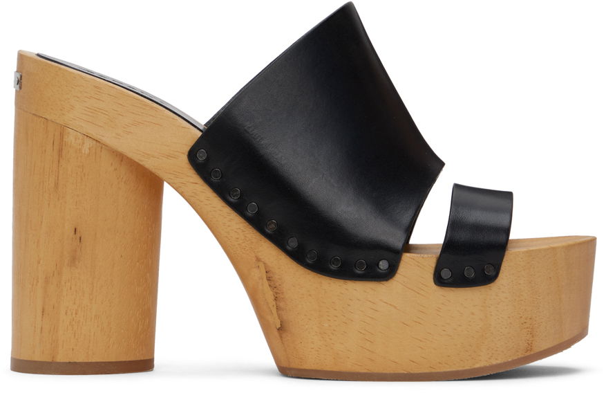 Skopleje ISABEL MARANT Isabel Marant Hyun Clogs Sort | 24ESO0021FA-B2C01S, 0