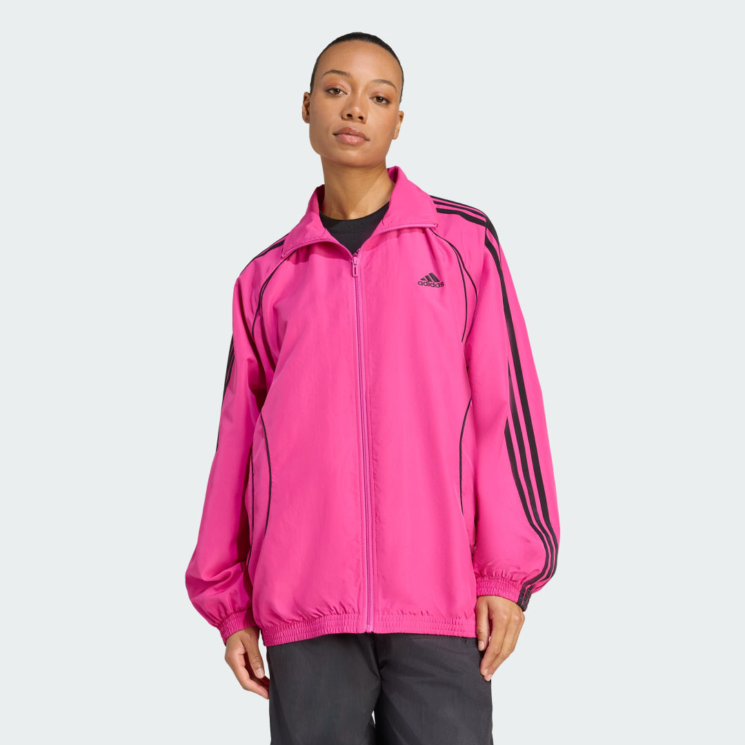 Vindjakke adidas Performance Teamgeist Adicolor Woven Track Top Lyserød | JX6603, 0