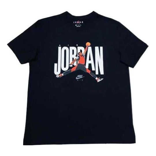 T-shirt Jordan Jordan Jumpman Air T-Shirt Sort | CJ6307-010, 0