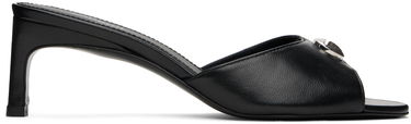 Sneakers og sko Coperni Logo Detail Mules Sort | COPSH49477, 0