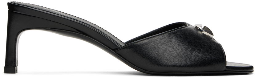 Sneakers og sko Coperni Logo Detail Mules Sort | COPSH49477