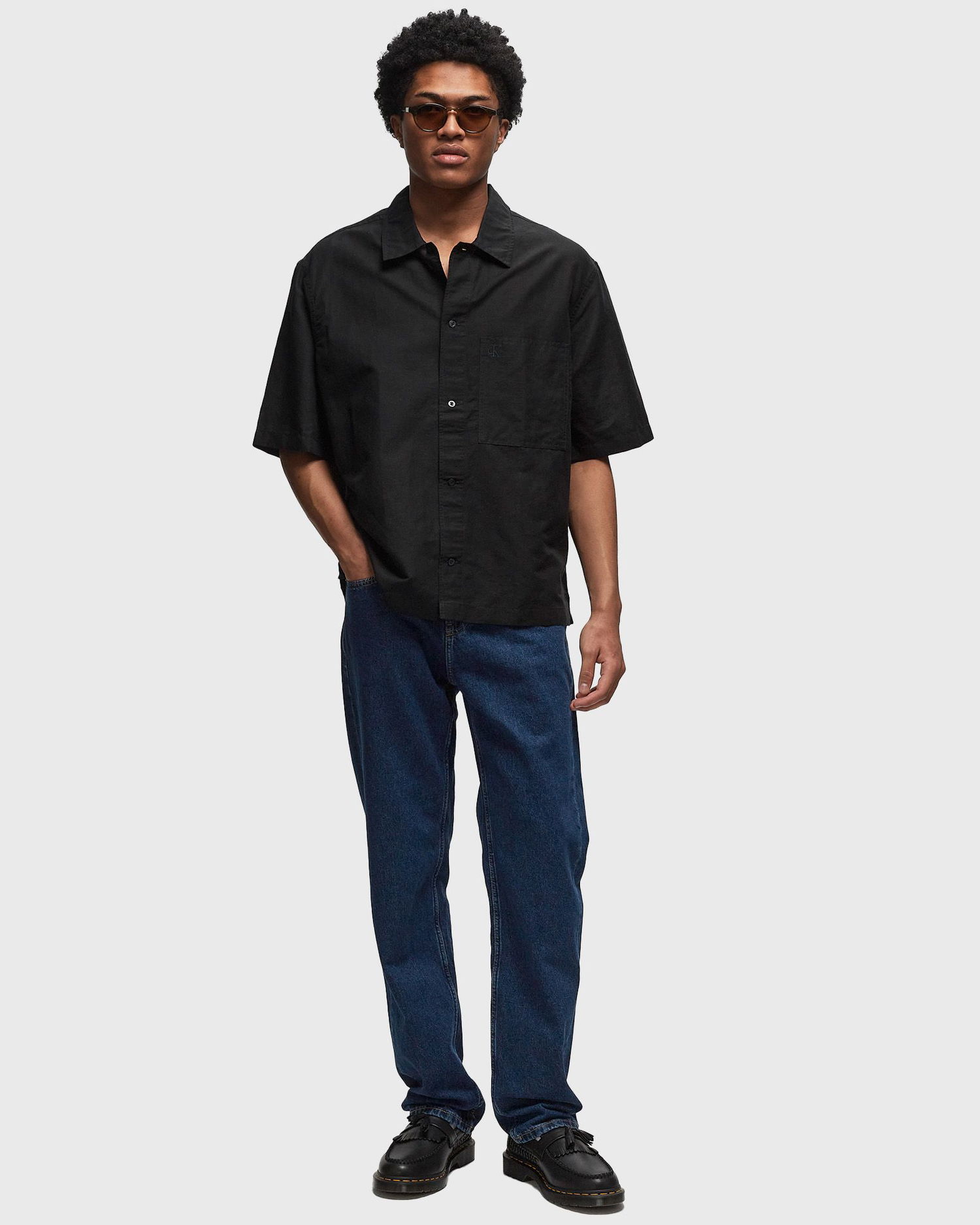 Jeans CALVIN KLEIN 90'S STRAIGHT Mørkeblå | J30J3248221BJ, 1