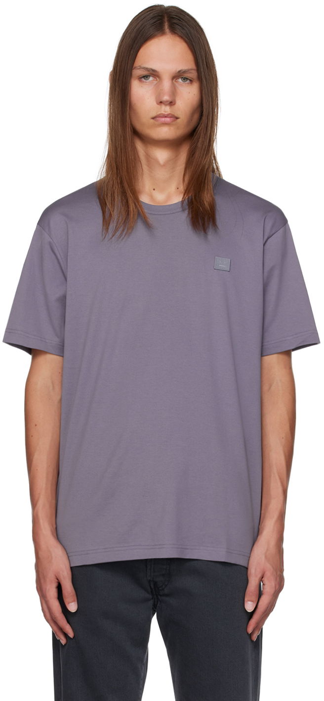 T-shirt Acne Studios Patch T-Shirt Lilla | CL0205-, 0