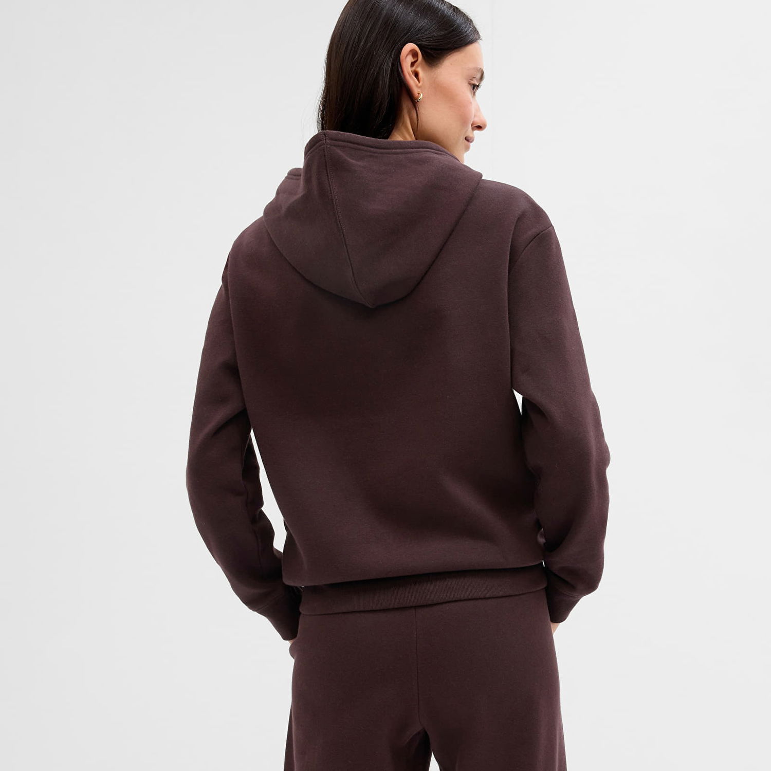 Sweatshirt GAP Logo Pullover Hoodie Turkish Coffee Brun | 463506-35, 1