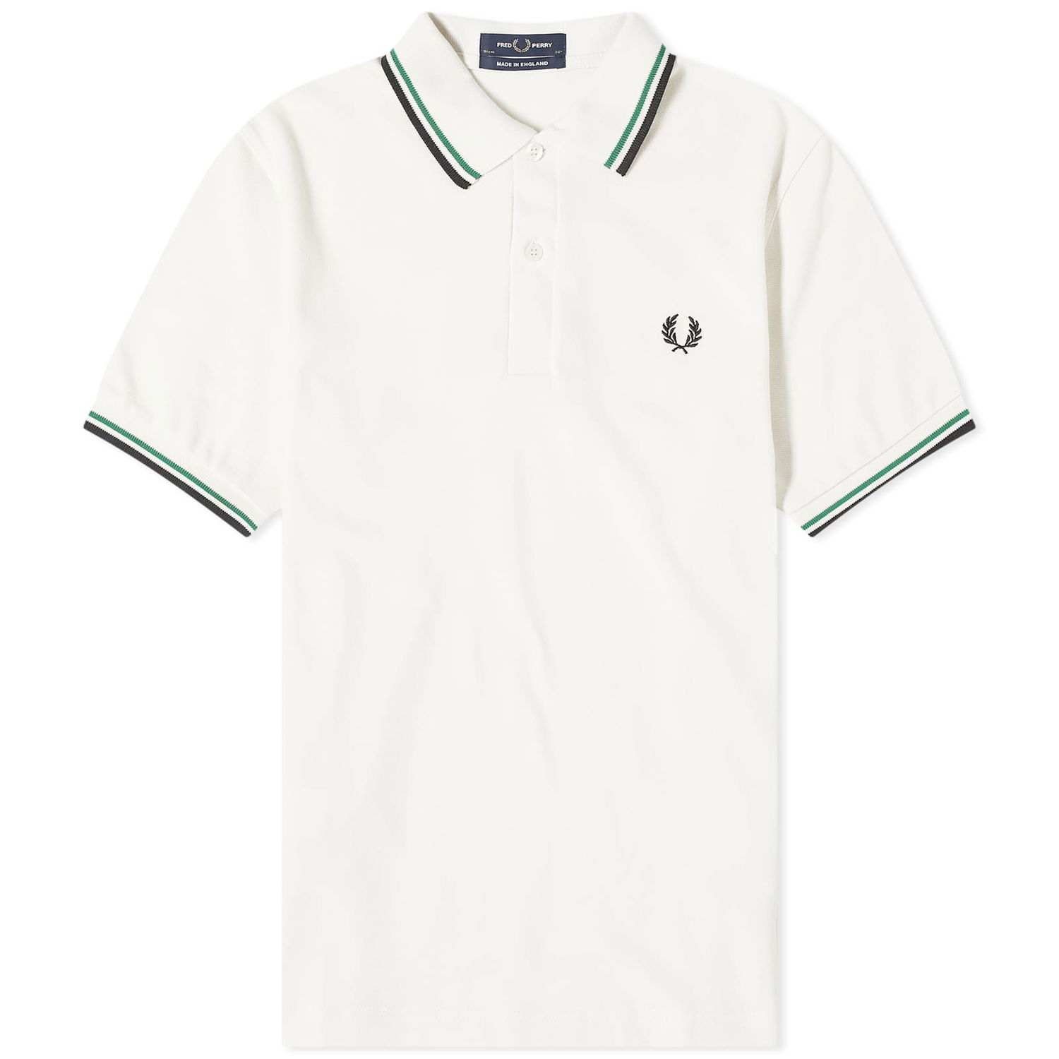 Polo skjorte Fred Perry Twin Tipped Polo Tee Hvid | M12-T25, 0
