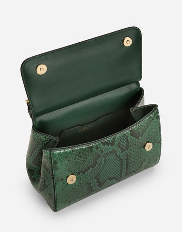 Håndtaske Dolce & Gabbana Medium Sicily Handbag Grøn | BB6003A211180523, 3