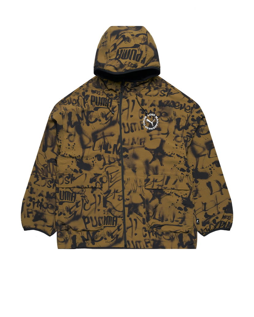 Vindjakke Puma Lost Management Cities x Reversible Jacket Brun | 626565-40