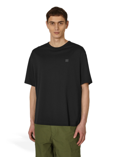 T-shirt Acne Studios Face Logo T-Shirt Sort | CL0206- 900