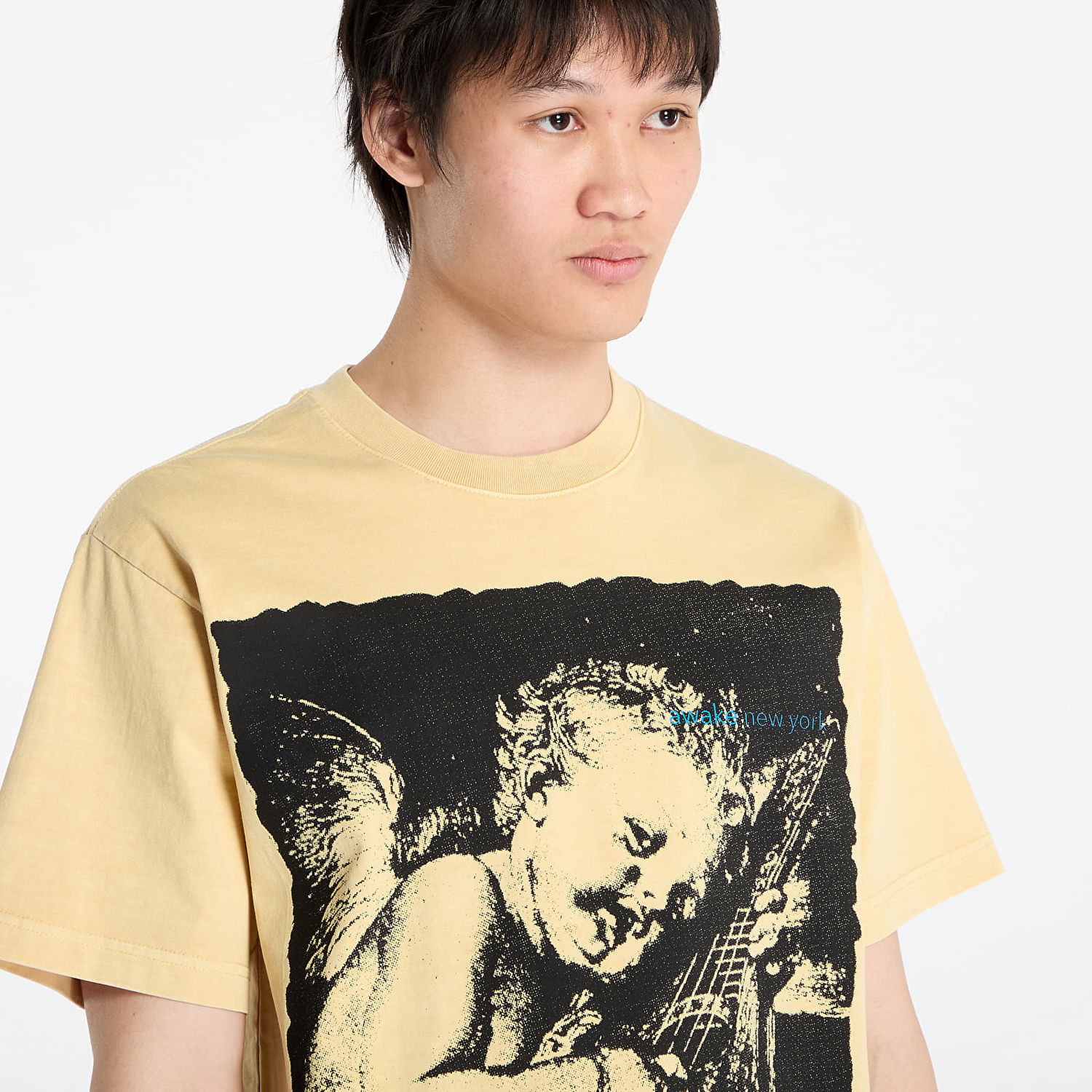 T-shirt Awake NY Awake NY Cherub Cities T-Shirt Gul | AWK-SU25-TP007-REED, 1