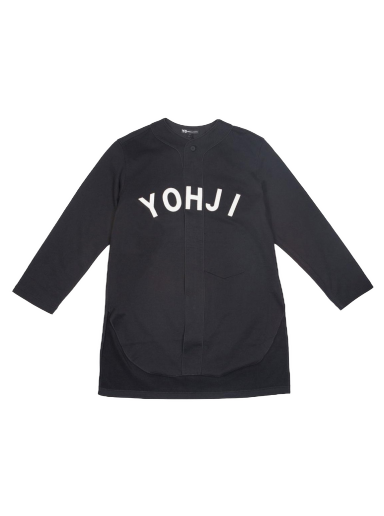 Tilbehør adidas Originals adidas Y-3 FT Yohji Letters Baseball Shirt Black/Off White Sort | FJ0434
