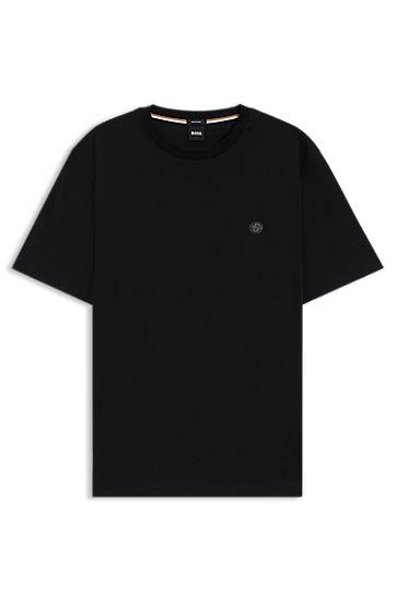 T-shirt BOSS Regular Fit Cotton T-Shirt with Double B Monogram Sort | 50520298