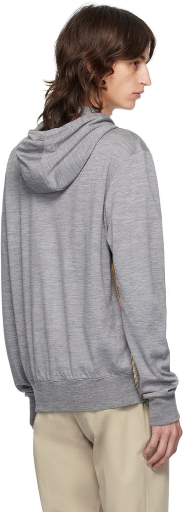 Sweatshirt Paul Smith Paul Smith Signature Stripe Zip Hoodie Grå | M1R-300S-H00035-72, 2