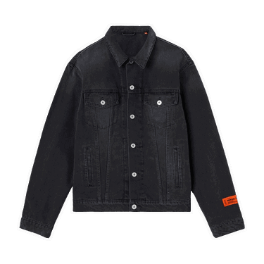 Jakke HERON PRESTON Regular Denim Jacket Sort | HMYE012F22DEN0011000, 0