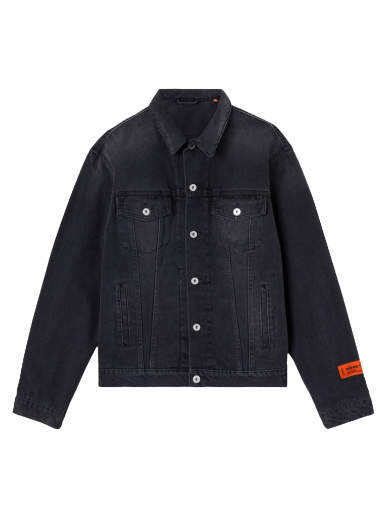 Jakke HERON PRESTON Regular Denim Jacket Sort | HMYE012F22DEN0011000