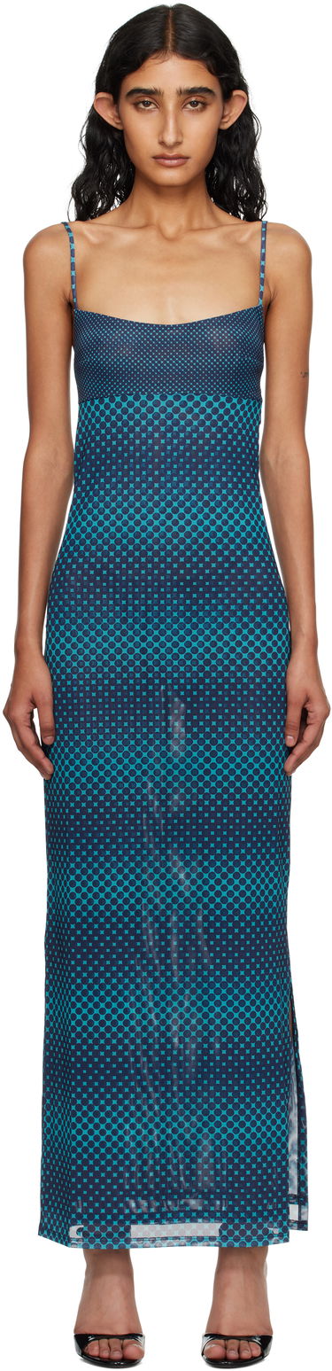 Kjole Miaou Miaou Thais Maxi Dress Blå | 5019PM1WRP, 0