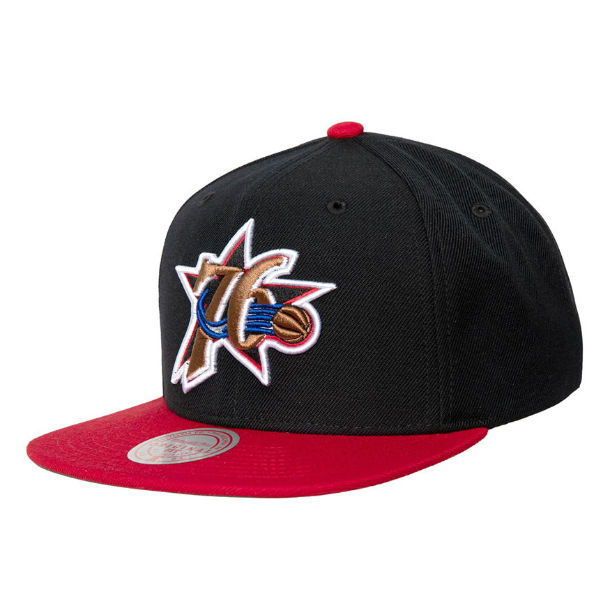Kasket Mitchell & Ness Team 2 Tone 2.0 Snapback HWC Philadelphia 76ers Sort | HHSS3267-P76YYPPPBKRD, 0